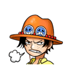 ONE PIECE 火拳のエース詰め合わせ（個別スタンプ：18）