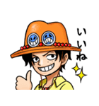 ONE PIECE 火拳のエース詰め合わせ（個別スタンプ：19）