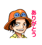 ONE PIECE 火拳のエース詰め合わせ（個別スタンプ：21）