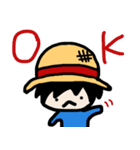 ONE PIECE 毎日ルフィ（個別スタンプ：1）