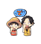 ONE PIECE 三兄弟オンリースタンプ（個別スタンプ：6）