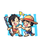 ONE PIECE 三兄弟オンリースタンプ（個別スタンプ：17）