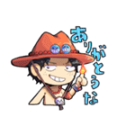 ONE PIECE 三兄弟オンリースタンプ（個別スタンプ：27）