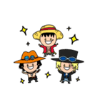 ONE PIECE 三兄弟 -ASL- スタンプ（個別スタンプ：17）