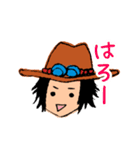 ONE PIECE エースのスタンプ（個別スタンプ：2）