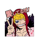 ONE PIECE コラさんとローのスタンプ（個別スタンプ：1）