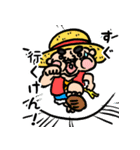 ONE PIECE ワンピース 博多弁スタンプ（個別スタンプ：3）