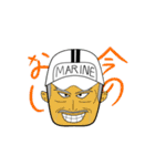 ONE PIECE 海軍帽子（個別スタンプ：6）