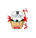 ONE PIECE 海軍帽子（個別スタンプ：7）