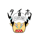 ONE PIECE 海軍帽子（個別スタンプ：19）