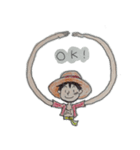 ヨソジのONE PIECEスタンプ（個別スタンプ：1）