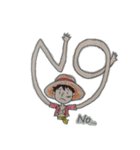 ヨソジのONE PIECEスタンプ（個別スタンプ：2）