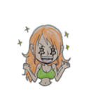 ヨソジのONE PIECEスタンプ（個別スタンプ：6）