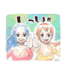 漫画の1コマ風！ONE PIECEスタンプ！（個別スタンプ：9）