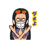 ONE PIECE やくたおらむ マスクスタンプ（個別スタンプ：7）