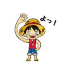 ONE PIECE ルフィなりきりスタンプ（個別スタンプ：1）