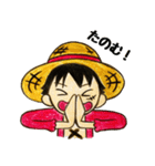 ONE PIECE ルフィなりきりスタンプ（個別スタンプ：14）