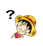 ONE PIECE ルフィなりきりスタンプ（個別スタンプ：19）