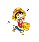 ONE PIECE ルフィなりきりスタンプ（個別スタンプ：35）