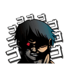 ONE PIECE アメコミ風ルフィ STAMP（個別スタンプ：7）