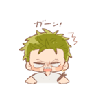 ONE PIECE zoro and sanji sticker（個別スタンプ：6）