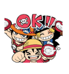 ONE PIECE ASLばっかりスタンプ（個別スタンプ：4）