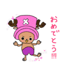 ONE PIECE GIRLS ＆ ANIMALS STICKER（個別スタンプ：3）