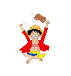 ONE PIECE  ルフィのみのスタンプ（個別スタンプ：1）
