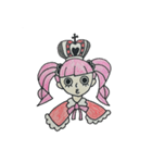 ONE PIECE ペローナのラブリースタンプ（個別スタンプ：4）