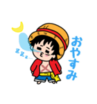 ONE PIECE あいさつスタンプ(スネ顔)（個別スタンプ：10）