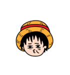 ONE PIECE あいさつスタンプ(スネ顔)（個別スタンプ：16）