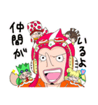 トンタッタのスタンプれす ONE PIECE（個別スタンプ：4）