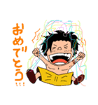 ONE PIECE エース＆Imukat スタンプ（個別スタンプ：8）