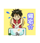 ONE PIECE 使いやすい ルフィ スタンプ（個別スタンプ：24）