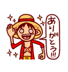 ONE PIECE 毎日使えるルフィのスタンプ（個別スタンプ：27）