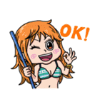 ONE PIECE〜CUTE GIRLS〜（個別スタンプ：1）