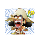 ONE PIECE キャラクターの日常スタンプ（個別スタンプ：4）