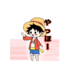 とりっぴーのONE PIECEスタンプ（個別スタンプ：1）