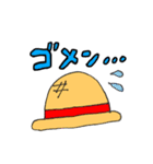 ONE PIECE むぎわらのスタンプ（個別スタンプ：4）