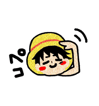 なるぷっく and ONE PIECE（個別スタンプ：8）