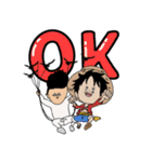しんぷる内藤×ONE PIECEコラボスタンプ（個別スタンプ：1）