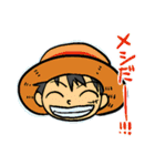 ONE PIECEほのぼの挨拶スタンプ（個別スタンプ：1）