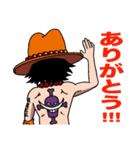 ONE PIECE 「ポッとDeのACE」（個別スタンプ：12）