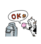 ONE PIECE ミルク売りモーダの牛スタンプ（個別スタンプ：7）