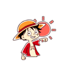 ルフィの毎日スタンプ ONE PIECE（個別スタンプ：1）