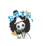 ONE PIECE ブルック スタンプ（個別スタンプ：3）