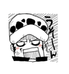 ONE PIECE 黒蜜スタンプ（個別スタンプ：6）
