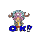 ONE PIECE 可愛いどうぶつのスタンプ（個別スタンプ：1）
