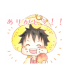 ONE PIECE -まったりルフィ-（個別スタンプ：15）