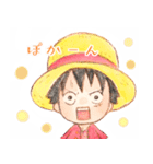 ONE PIECE -まったりルフィ-（個別スタンプ：28）